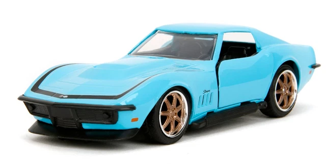 JADA Toys 1/24 – Chevrolet Corvette 2006 Avec Figurine Dr Strange – Bleu