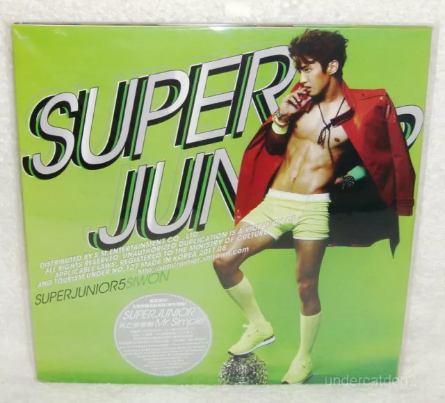 K-POP Super Junior Mr. Simple Taiwan CD Type A (Cover: Siwon)
