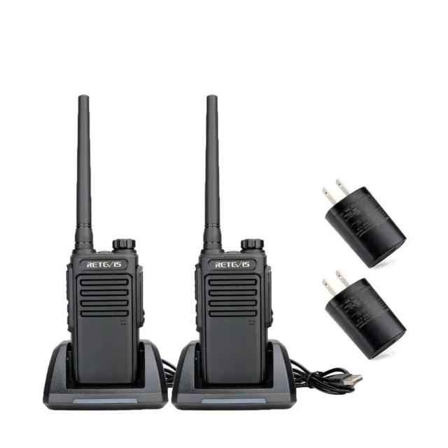 2Pack Retevis RT47V MURS VHF Walkie Talkies Two Way Radios IP67 For Outdoor