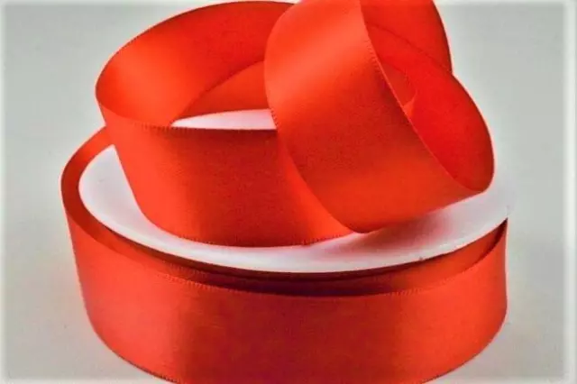 Eichenholz doppelseitiger Satin 10 mm x 25m rot