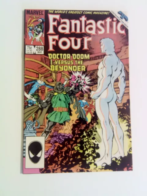 Fantastic Four v1 #288 Marvel 1986 VF/NM John Byrne Doctor Doom Secret Wars II