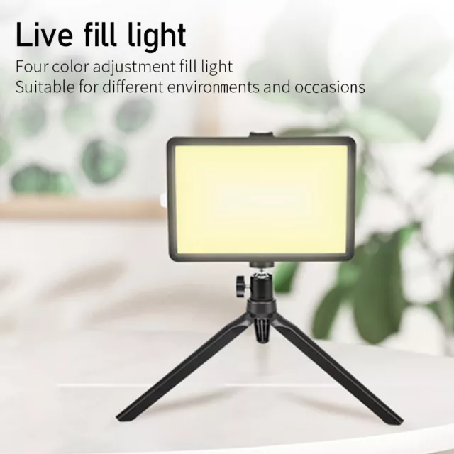 DSLR For Studio LED Video Light Adjustable Brightness 2700-6500 K Remote Control