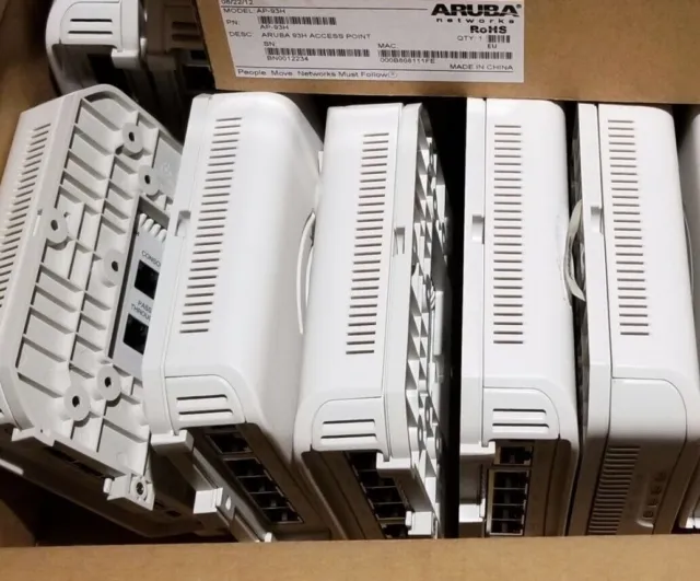 5 LOT! ARUBA AP-93H MIMO WiFi Enterprise Access Point AP MESH 2.4/5GHz