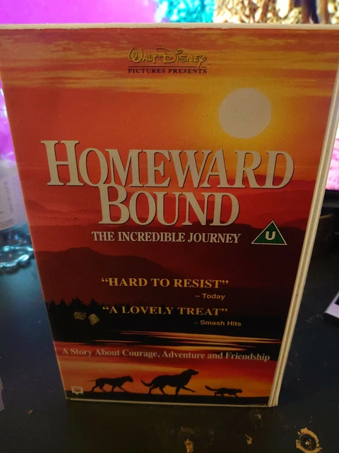 HOMEWARD BOUND THE Incredible Journey - BIG BOX EX RENTAL VHS - Walt ...