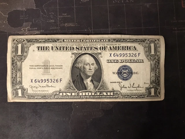 1935-D United States Dollar  $1 Silver Certificate