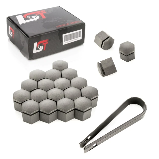 20X CACHES ECROU de Roue Kit Gris 19 MM EUR 21,03 - PicClick FR
