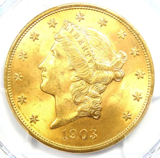 1903 Liberty Gold Double Eagle $20 Coin - PCGS MS65+ Plus Grade - $10,000 Value