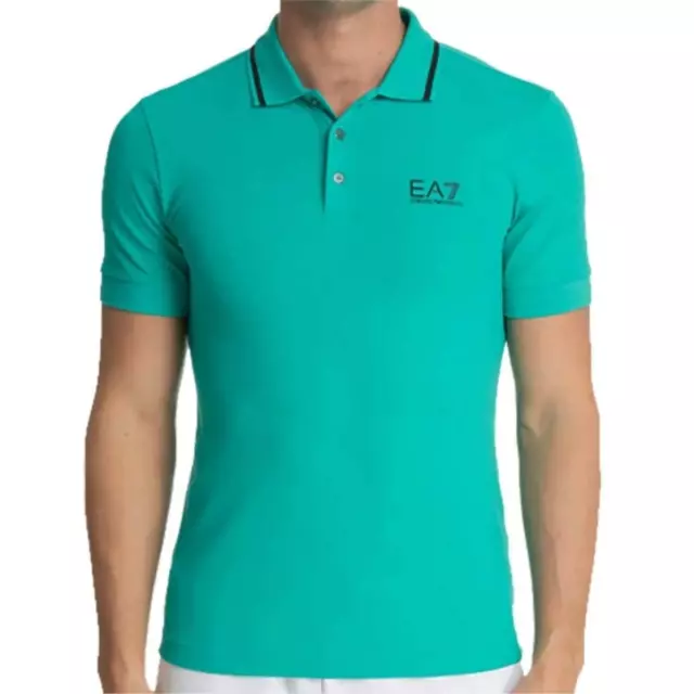 Polo  Uomo Ea7 Emporio Armani Blu 8Npf06 Pj04Z 1815 Polo Blu Uomo