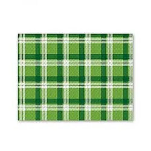 500 Tovagliette verde scozzese  30x40 sottopiatto carta monouso