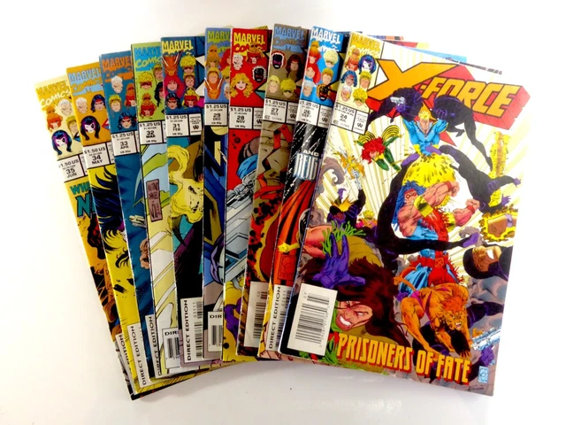 Marvel X-FORCE (1993-94) #24 26-29 31-35 VF TO NM Ships FREE!
