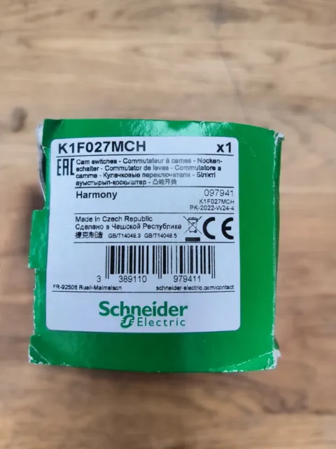 SCHNEIDER Schneider electric sélecteur de voltmètre à came 3l et 3ln 45° 12