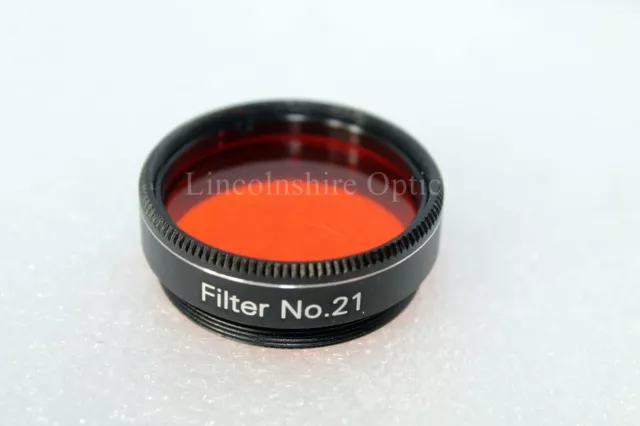 Filtro naranja Ostara 1.25" #21 para telescopio ocular astronomía planetas luna