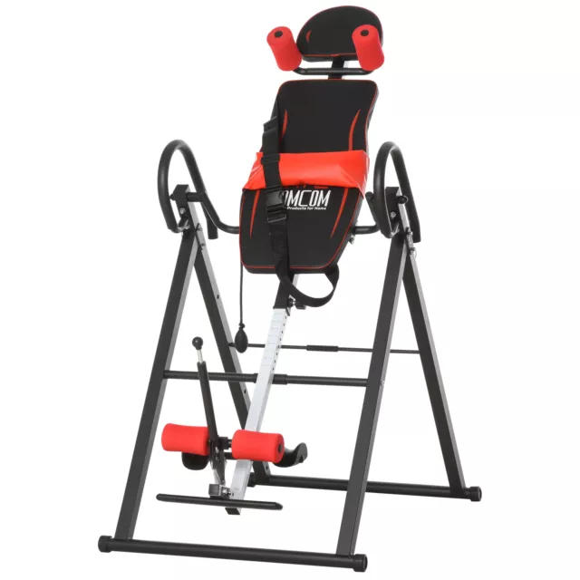 Gravity Inversion Table w/ Safety Belt Back Stretcher Machine Muscle Pain Relief