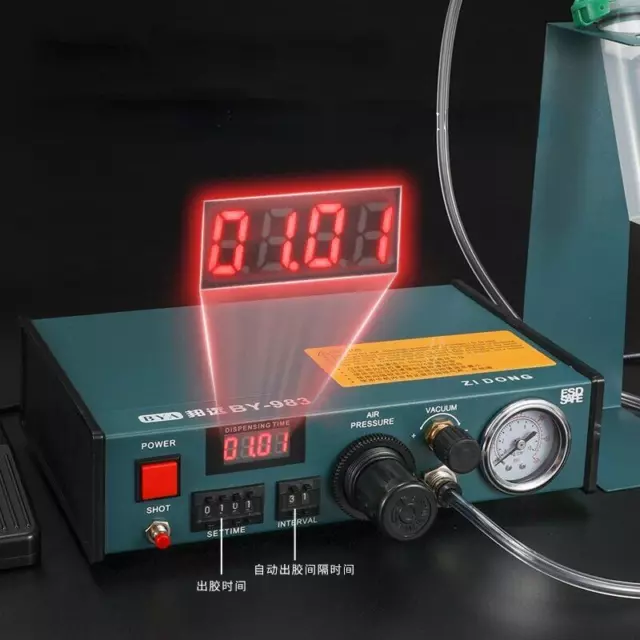 983A Digital Auto Glue Dropper Solder Paste Liquid Controller UV Glue Dispensing