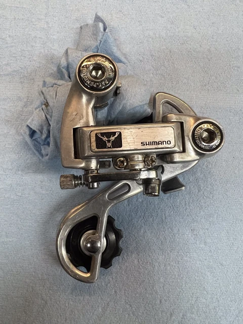 Cage longue dérailleur arrière vintage Shimano RSX RD-A410 7 8 vitesses