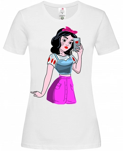 MAGLIETTA BIANCANEVE MAGLIA donna principessa tatuata Snow White T