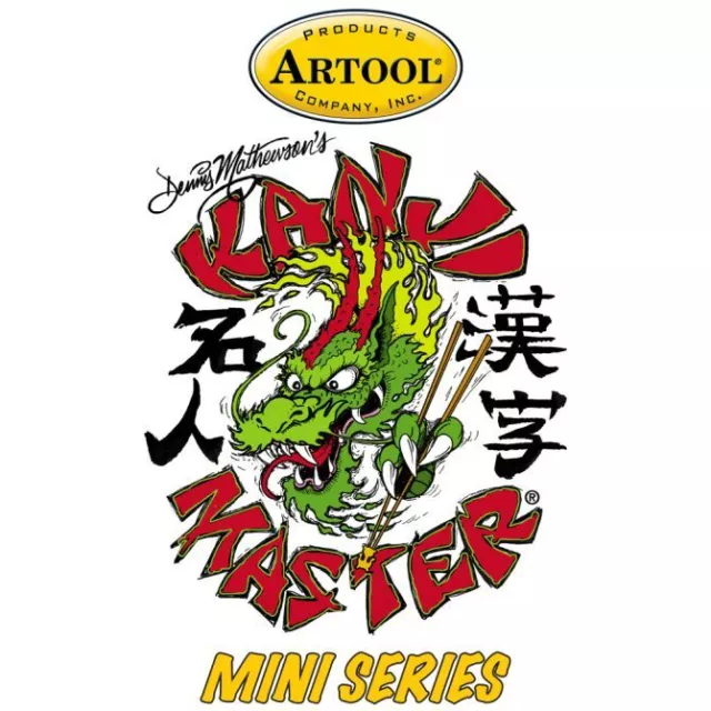 Artool Freehand Airbrush Stencil Kanji Master Mini Series Dennis Mathewson Set