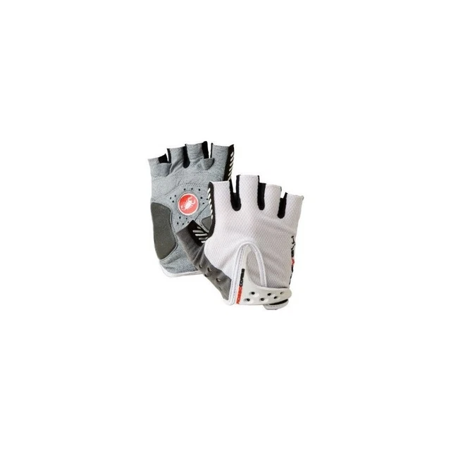 Castelli Guanti S.Rosso Corsa Glove White/Grey