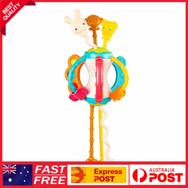 Montessori Toys Interactive Pull String Toy Sensory Early Educational for Baby