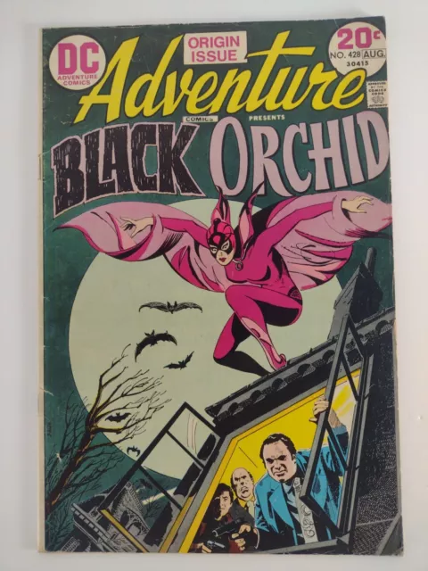 ADVENTURE COMICS #428 VG, Origin, 1st app Black Orchid, DC Comics 1973