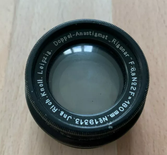 Vintage "Doppel-Anastigmat" anastigmatic lens, 180mm, Jng.Rich.Knoll, Germany