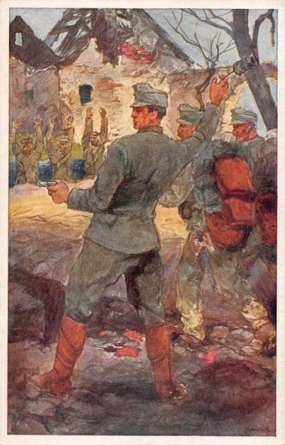 Deutschmeister Infanteierregimentes~Kriegshilfsburo Artist~Ww1 Military Postcard