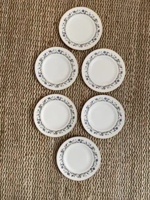 Vintage Syracuse China “Old Ivory” Hampton 6 Pie Plates 7 1/4”