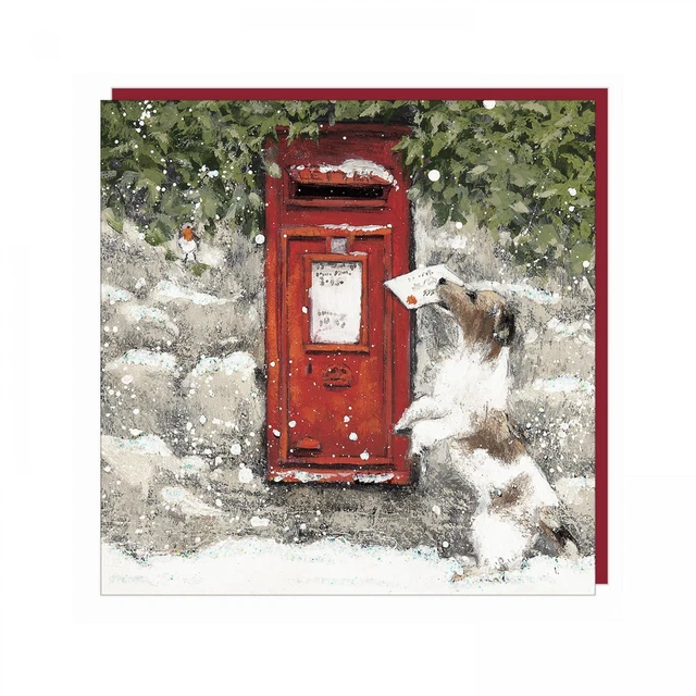 GBCC Paper House Pack Of 6 Artistic Charity Christmas Cards - 'Woodland