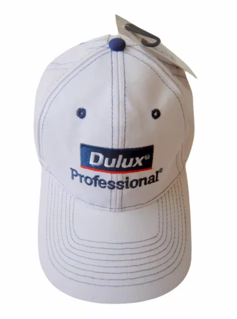 Dulux Paint Professional Work Wear White Cap Hat