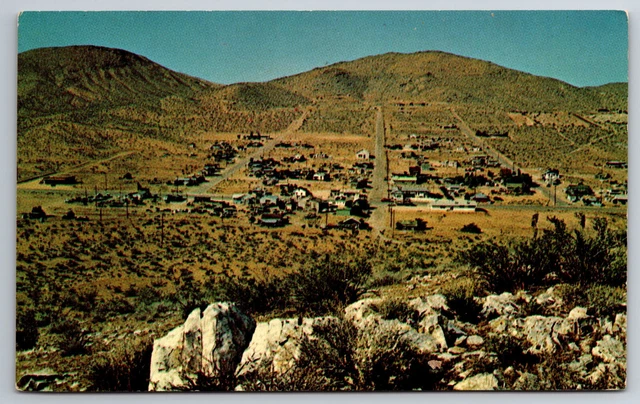 Vintage Postcard CA Johannesburg Aerial View Chrome ~6877