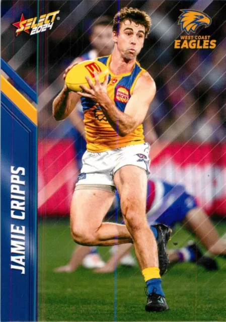 Carte AFL Select Footy Stars des West Coast Eagles 2024 - Jamie Cripps