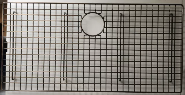 Rohl WSGRSS3618SC Forze 35-1/8" L x 17-5/16" W Stainless Steel Basin Rack