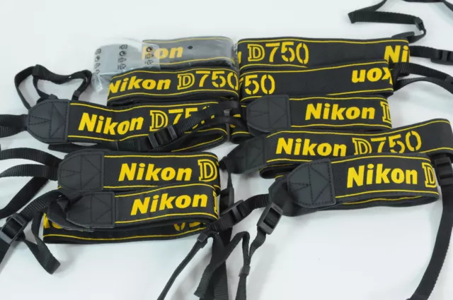 Lot of 10 Nikon D750 SLR DSLR Camera Neck Shoulder Straps #G517