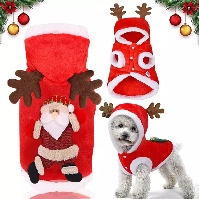 Abbigliamento per Animali Domestici di Natale,Cane Costume Natale per Cani e Gat