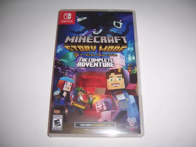 Original Box Case Replacement Switch Minecraft Story Mode Complete Adventure