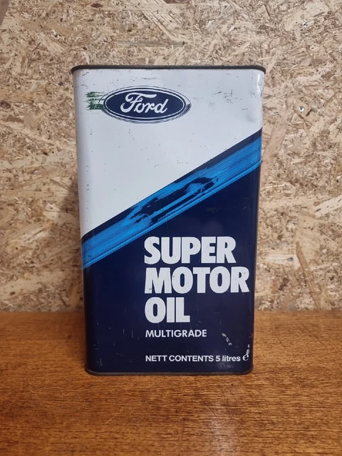 Vintage Ford Super Motor Oil Multigrade Tin Can Rs Cosworth Vintage Ford Super Motor Oil Multigrade Tin Can Rs Cosworth