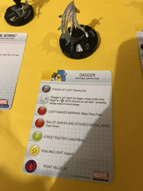 Heroclix : Dagger #203 - Amazing Spider-Man Gravity Feed Set marvel - Pre-owned