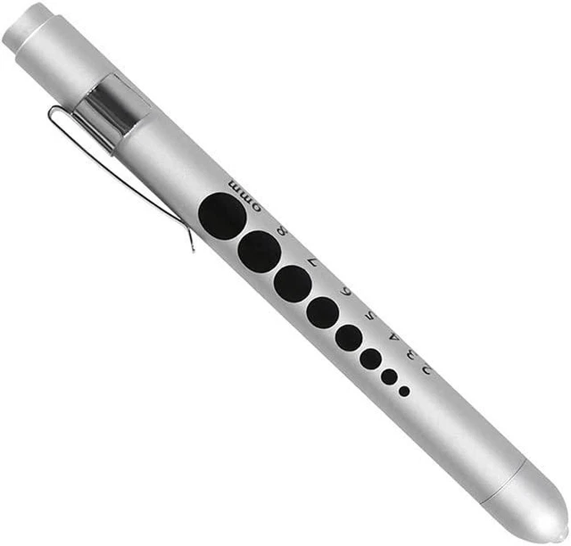 Aokin Medical Pen Light for Nurse Doctor, Reusable LED Medical Penlight with and