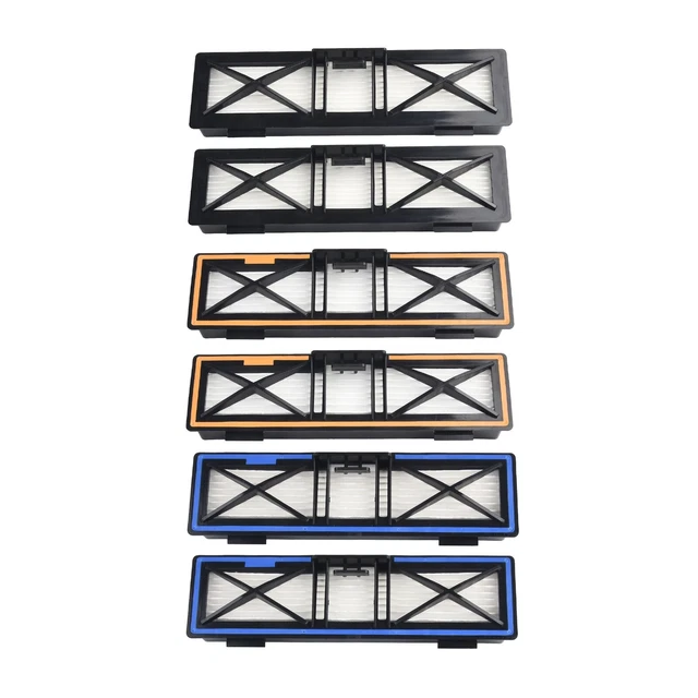 6x Staubsauger Filter Für Neato Roboter D3-D10 - HEPA Ersatzfilter Set