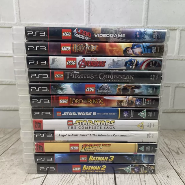 12 Sony PlayStation 3 Lego Games (PS3) All In Very Good Condition Complete