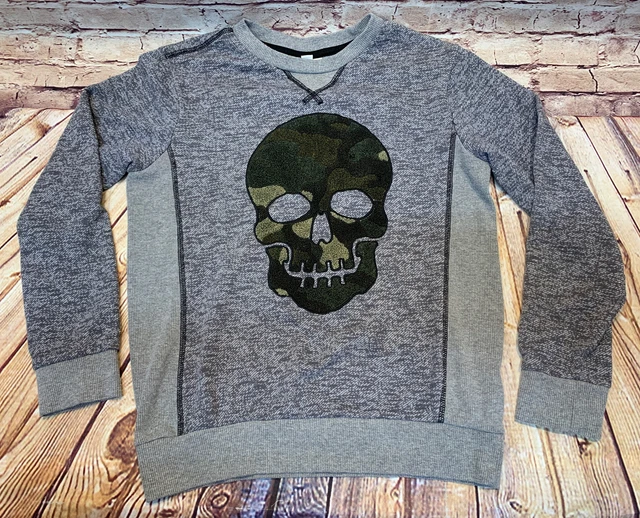 Colorful planet Youth Day of the Dead Embroidered￼ Sweatshirt RN94829 Size 10/12