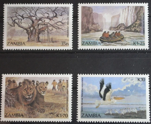 Sambia 404-407 postfrisch #FQ181