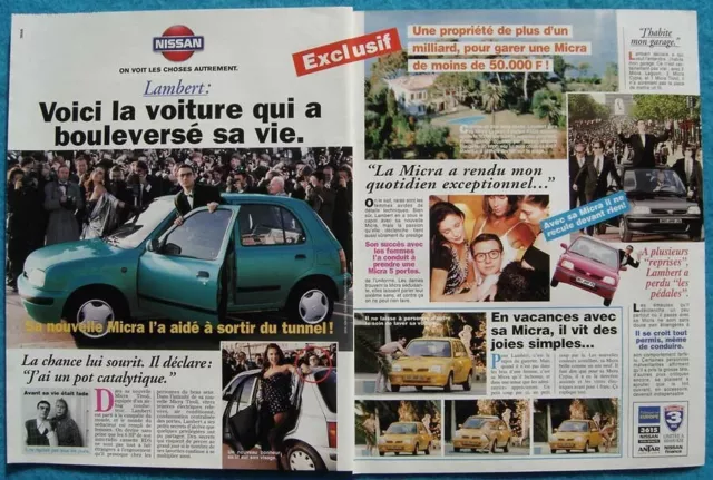Publicité Papier - Voiture NISSAN MICRA de 1996