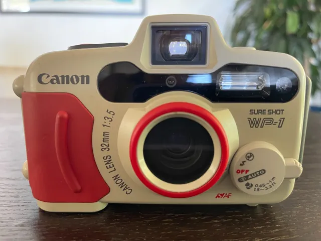 Canon Sure Shot WP1 35mm Point & Shoot Film Camera (For Parts Only)