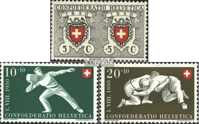 Briefmarken Schweiz 1950 Mi 545-547 postfrisch