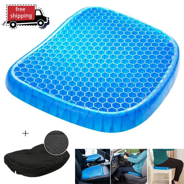 1/2x cuscino seduta in gel ortopedico auto rialzo sedile ufficio sedia a rotelle cuscino per sedia