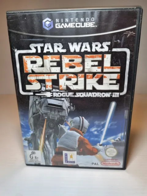 Star Wars: Rogue Squadron III: Rebel Strike Gamecube CASE AND MANUAL ONLY