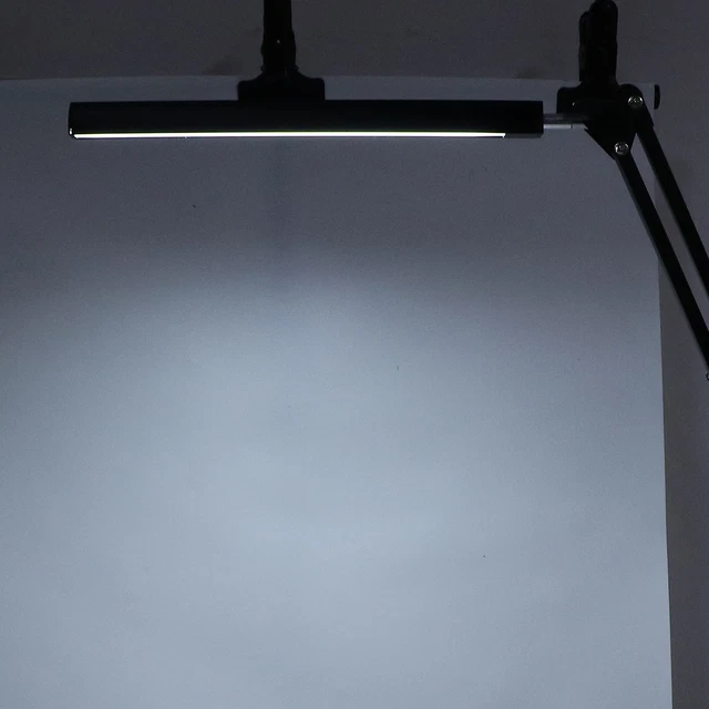 Swing Arm Desk Lamp With Clamp Eye Caring Folded Table Light For Nail Tatto FS0