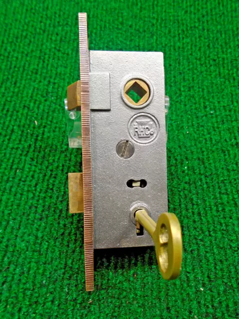 Rhc #100 French Door Mortise Lock: Very Nice, 1" Bs, 4 3/4" Face (19657-5)