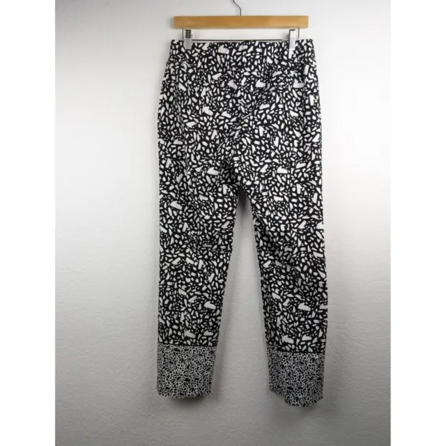 Lisette L Montreal Womens Mayfair Print 25" Thinny Crop Pant Size 10 Pull On 3